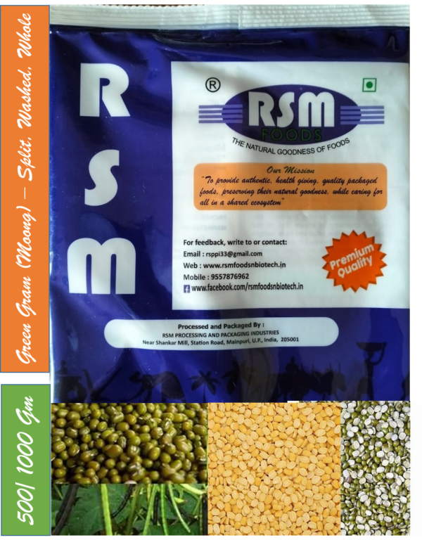 Green Gram Split Washed (Moong Dal Talai)